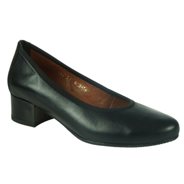 CZÓŁENKA BALERINKI DAMSKIE CZARNY LAKIER PULSO