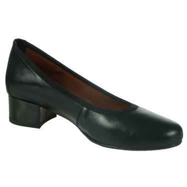 CZÓŁENKA BALERINKI DAMSKIE CZARNY LAKIER PULSO