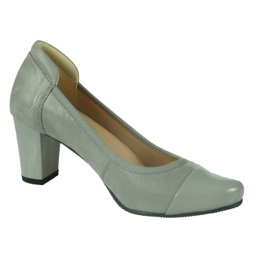 STYLOWE CZÓŁENKA DAMSKIE POPIEL LAKIER PULSO