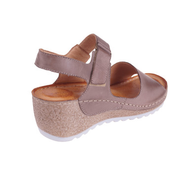 WASAK 474 SANDAŁY DAMSKIE SKÓRZANE CAPPUCINO