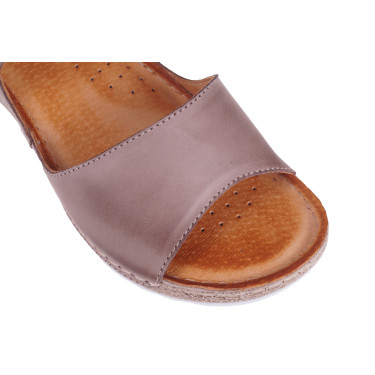 WASAK 474 SANDAŁY DAMSKIE SKÓRZANE CAPPUCINO