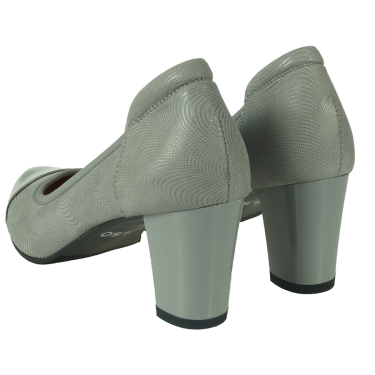 STYLOWE CZÓŁENKA DAMSKIE POPIEL LAKIER PULSO