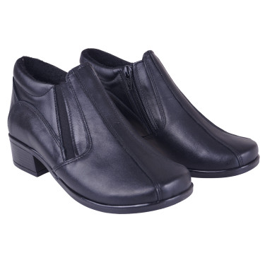 Botki damskie skórzane marki Robert 303 czarne