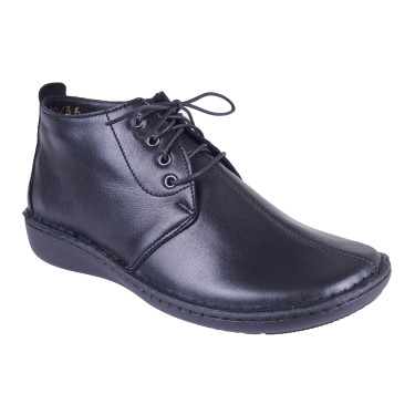 BOTKI DAMSKIE SKÓRZANE WIELBUT K -230 CZARNE