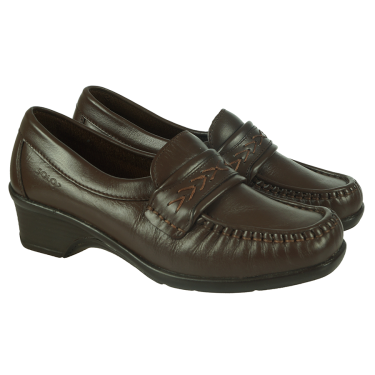 PÓŁBUTY DAMSKIE SOLO 065  BRĄZ