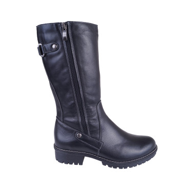 KOZAKI DAMSKIE SKÓRZANE ROBERT 719 CZARNE