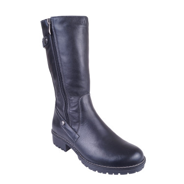 KOZAKI DAMSKIE SKÓRZANE ROBERT 719 CZARNE