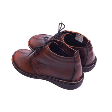 BOTKI DAMSKIE SKÓRZANE WIELBUT K -230 BRĄZOWE