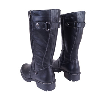 KOZAKI DAMSKIE SKÓRZANE ROBERT 719 CZARNE