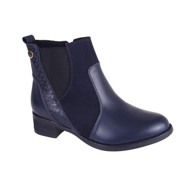 BOTKI DAMSKIE SKÓRZANE BUCIK K-34 GRANAT