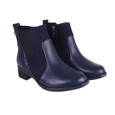 BOTKI DAMSKIE SKÓRZANE BUCIK K-34 GRANAT