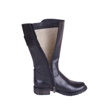 KOZAKI DAMSKIE SKÓRZANE WIELBUT K 225 CZARNE