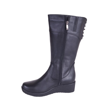 KOZAKI DAMSKIE SKÓRZANE WIELBUT K 227 CZARNE