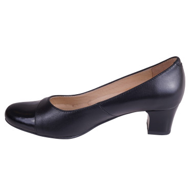 CZÓŁENKA PÓŁBUTY SKÓRZANE WIELBUT 193 CZARNE