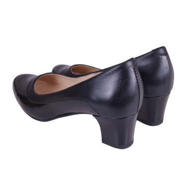 CZÓŁENKA PÓŁBUTY SKÓRZANE WIELBUT 193 CZARNE