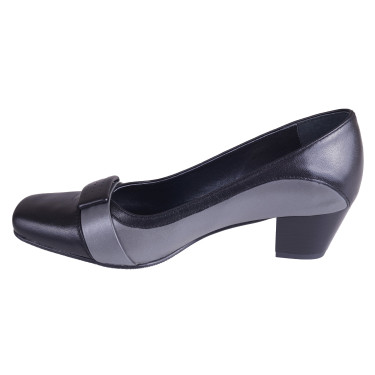 CZÓŁENKA SKÓRZANE WIELBUT 150 CZARNO-SZARE