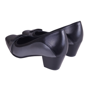 CZÓŁENKA SKÓRZANE WIELBUT 150 CZARNO-SZARE