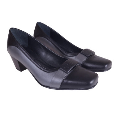 CZÓŁENKA SKÓRZANE WIELBUT 150 CZARNO-SZARE