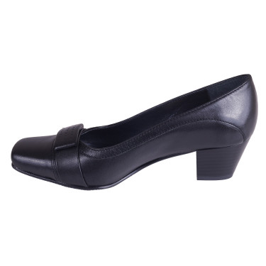 CZÓŁENKA SKÓRZANE DAMSKIE WIELBUT 150 CZARNE