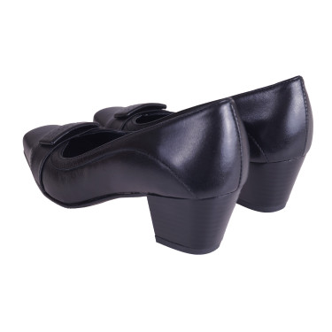 CZÓŁENKA SKÓRZANE DAMSKIE WIELBUT 150 CZARNE