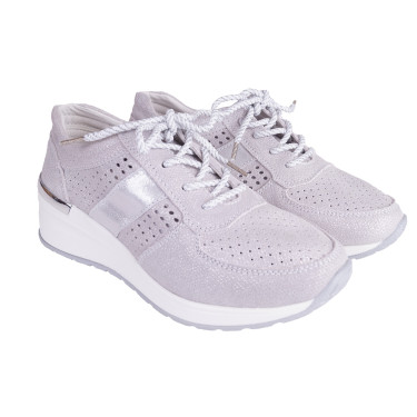 SNEAKERSY NA KOTURNIE SKÓRZANE SOKOLSKI W20-29