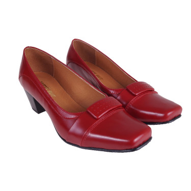 CZÓŁENKA SKÓRZANE DAMSKIE WIELBUT 150 CZERWONE