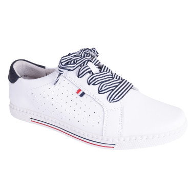 TRAMPKI DAMSKIE FILIPPO DP2154-21 BIAŁE