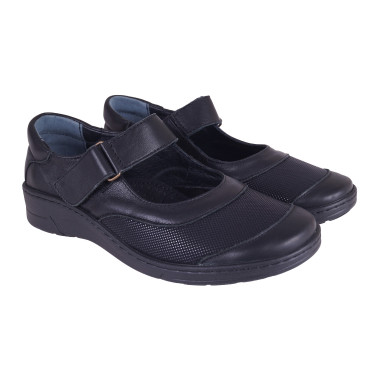 PÓŁBUTY SKÓRZANE WASAK 580 ELASTYCZNE CZARNE