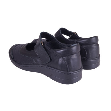 PÓŁBUTY SKÓRZANE WASAK 580 ELASTYCZNE CZARNE