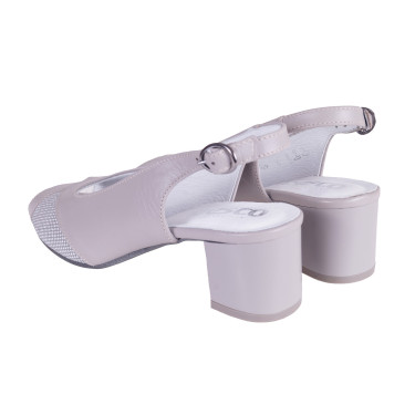 SANDAŁY SKÓRZANE DAMSKIE PESCO 1929 POPIEL