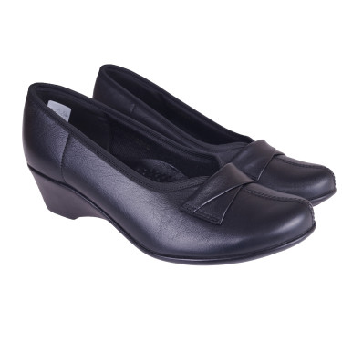 PÓŁBUTY DAMSKIE SKÓRZANE MARGERITA 903 CZARNE