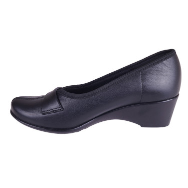 PÓŁBUTY DAMSKIE SKÓRZANE MARGERITA 903 CZARNE