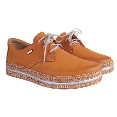 PÓŁBUTY DAMSKIE SKÓRZANE HELIOS 380 JASNY BRĄZ