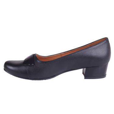 CZÓŁENKA PÓŁBUTY SKÓRZANE WIELBUT 013 CZARNE