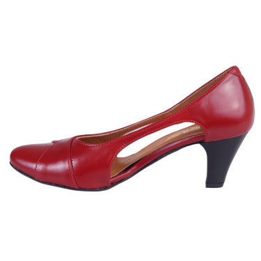 CZÓŁENKA DAMSKIE CZERWONE WIELBUT 096