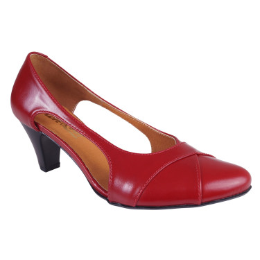 CZÓŁENKA DAMSKIE CZERWONE WIELBUT 096