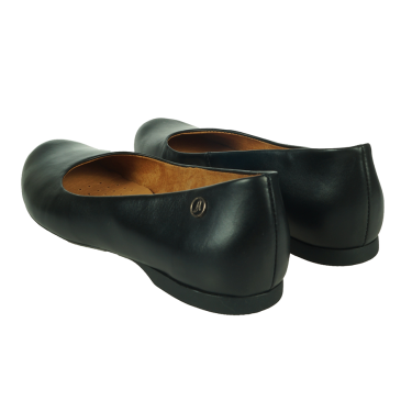 SKÓRZANE BALERINKI DAMSKIE MARKI ROBERT 665 CZARNE