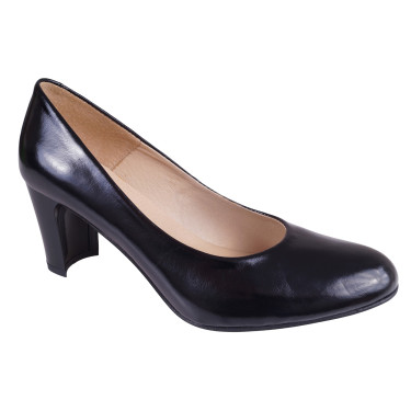 CZÓŁENKA SKÓRZANE DAMSKIE WIELBUT 185 CZARNE