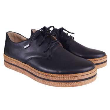 PÓŁBUTY DAMSKIE SKÓRZANE HELIOS 380 CZARNE