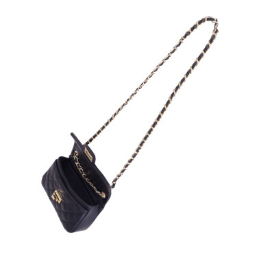 Torebka listonoszka skórzana VEZZE V003 czarna