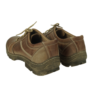 SKÓRZANE PÓŁBUTY MĘSKIE ASKOR BEŻ