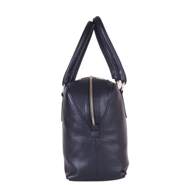 VEZZE Torba skóra shopper bag V007 czarna