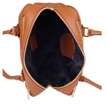 VEZZE Torba skóra shopper bag V007 ruda