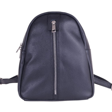 VEZZE Plecak damski ze skóry naturalnej V010 czarny