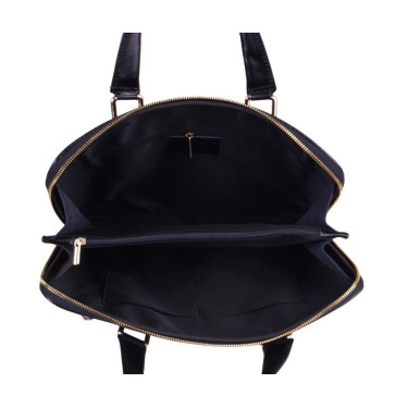 VEZZE Torebka aktówka skórzana V011 czarna