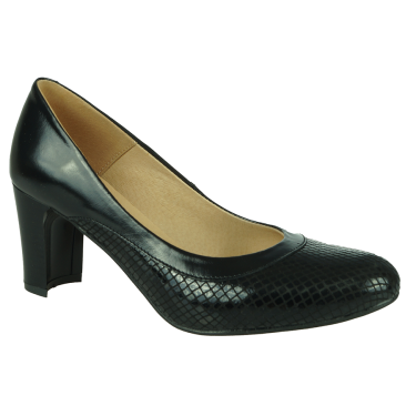 CZARNE KLASYCZNE CZÓŁENKA DAMSKIE WIELBUT 186