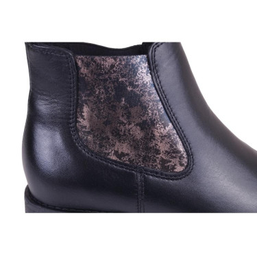 KLASYCZNE BOTKI SKÓRZANE  DAMSKIE WIELBUT K 265 CZARNE