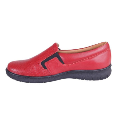 PÓŁBUTY DAMSKIE WIELBUT 019 CZERWONE