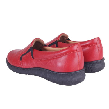 PÓŁBUTY DAMSKIE WIELBUT 019 CZERWONE