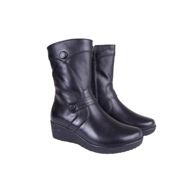 BOTKI DAMSKIE KOZAKI WIELBUT K 223 CZARNE